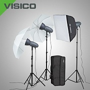 Visico VL Plus 300 Creative Kit  Комплект импульсного света от магазина фотооборудования Фотошанс