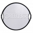 Отражатель GreenBean GB Flex 80 silver/white M (80 cm) от магазина фотооборудования Фотошанс