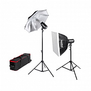 Комплект студийного оборудования Godox E250-F от магазина фотооборудования Фотошанс
