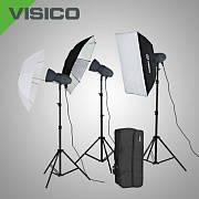 Visico VL Plus 400 Valued Kit Комплект импульсного света от магазина фотооборудования Фотошанс