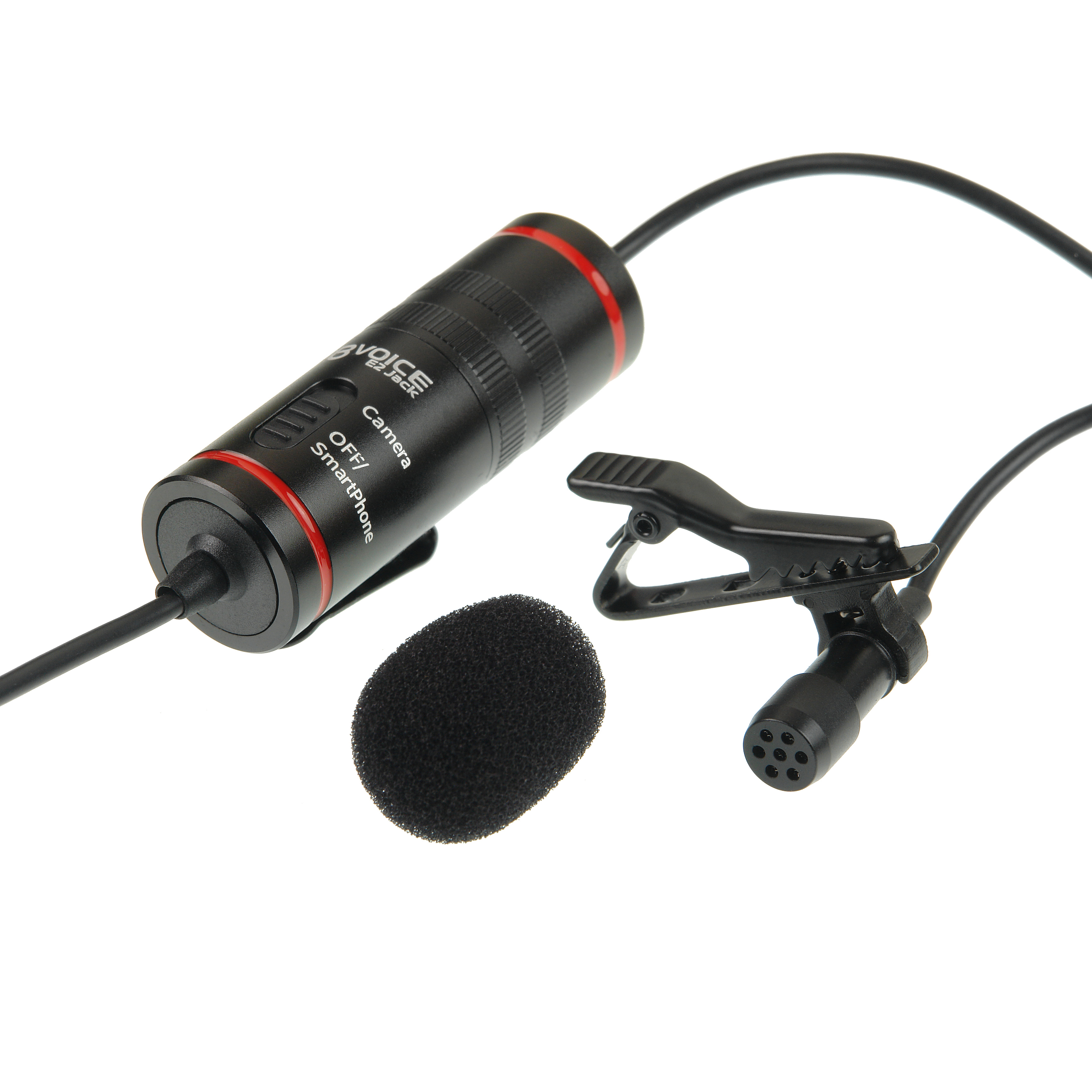 Петличный микрофон с кабелем 8м