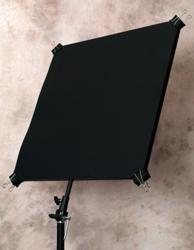 Пластиковый черный флаг 122x122cm для панели FR-122 от магазина фотооборудования Фотошанс