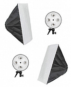 Grifon 2xFL 305-57 Комплект из 2-х осветителей с софтбоком 50х70см (без ламп) от магазина фотооборудования Фотошанс