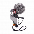 картинка Boya BY-MM1 Универсальный двухканальный кардиоидный моно-микрофон от магазина фотооборудования Фотошанс