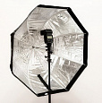 Восьмиугольный зонт-софтбокс Phottix HD 120см с сотами от магазина фотооборудования Фотошанс