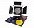 Шторки и соты Falcon Eyes DEA-BHC (180-220mm) для 8" от магазина фотооборудования Фотошанс