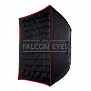 Софтбокс жаростойкий Falcon Eyes SBQ-6060 BW с сотами от магазина фотооборудования Фотошанс