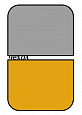Grifon 2B1530-03/13 Фон-чехол 2-в-1 серый-жёлтый, 150х300см (для фона на пружине 150х200см) от магазина фотооборудования Фотошанс