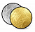 FST RD-021GS 80cm Отражатель для фото 2в1 золото/серебро от магазина фотооборудования Фотошанс