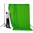 FST B36 Chromagreen Фон Зеленый Хромакей тканевый 3x6м от магазина фотооборудования Фотошанс