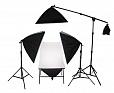 Grifon Grif-73 Комплект постоянного света со столом (4х155Вт) от магазина фотооборудования Фотошанс