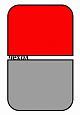 Grifon 2B1530-03/15 Фон-чехол 2-в-1 серый-красный, 150х300см (для фона на пружине 150х200см) от магазина фотооборудования Фотошанс