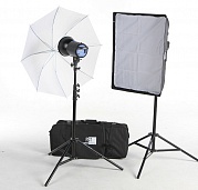 FST F-200 Softbox-Umbrella Kit Комплект импульсного света от магазина фотооборудования Фотошанс