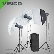 Visico VL Plus 200 Creative Kit  Комплект импульсного света от магазина фотооборудования Фотошанс
