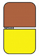 Grifon 2B1530-11/13 Фон-чехол 2-в-1 среднекоричневый-жёлтый, 150х300см (для фона на пружине 150х200см) от магазина фотооборудования Фотошанс