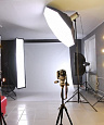 Набор света FS3 для съемки моделей и одежды (импульсный свет, 3 моноблока) от магазина фотооборудования Фотошанс