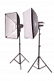 FST F-300 SoftBox Kit  Комплект импульсного света от магазина фотооборудования Фотошанс