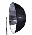 Зонт-отражатель Phottix Premio 120 S&B серебро (120cm) от магазина фотооборудования Фотошанс